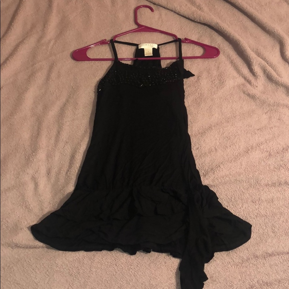 Black tank top